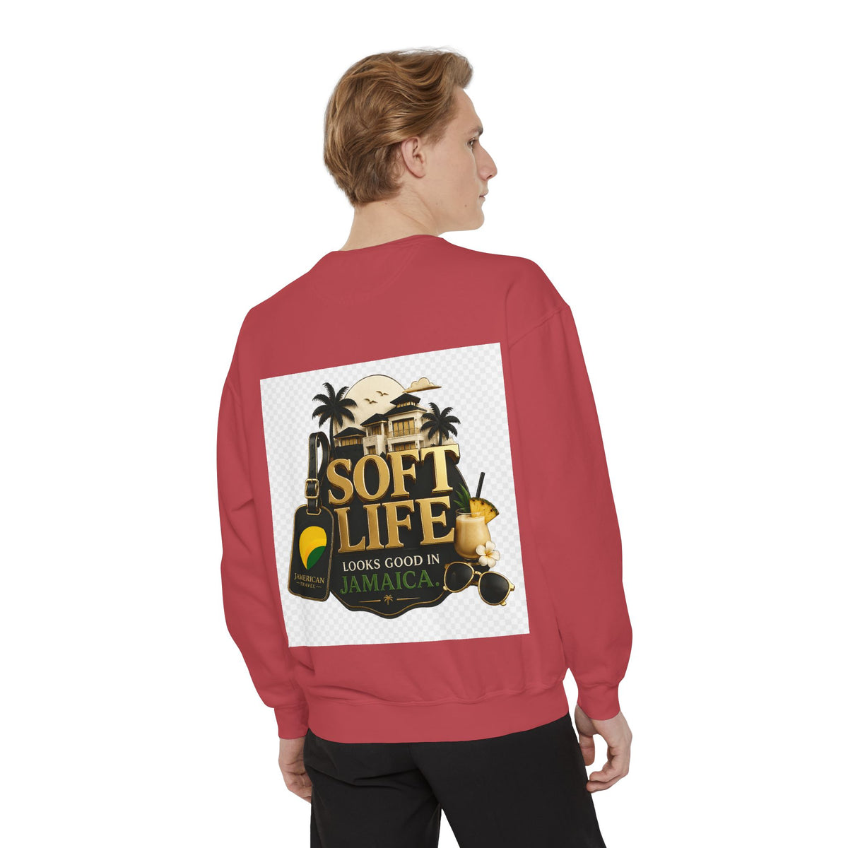 This island didn't just host me it claimed me Yard forever Sweatshirt | Soft Life Jamaica Crewneck