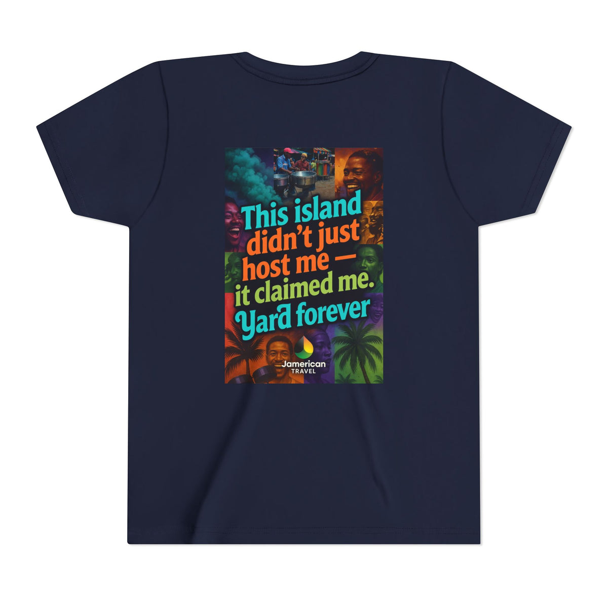 Youth Tee — "Soft Life" Jamaica Vacation Shirt / "This island didn’t just host me — it claimed me. Yard forever" Kids T‑Shirt