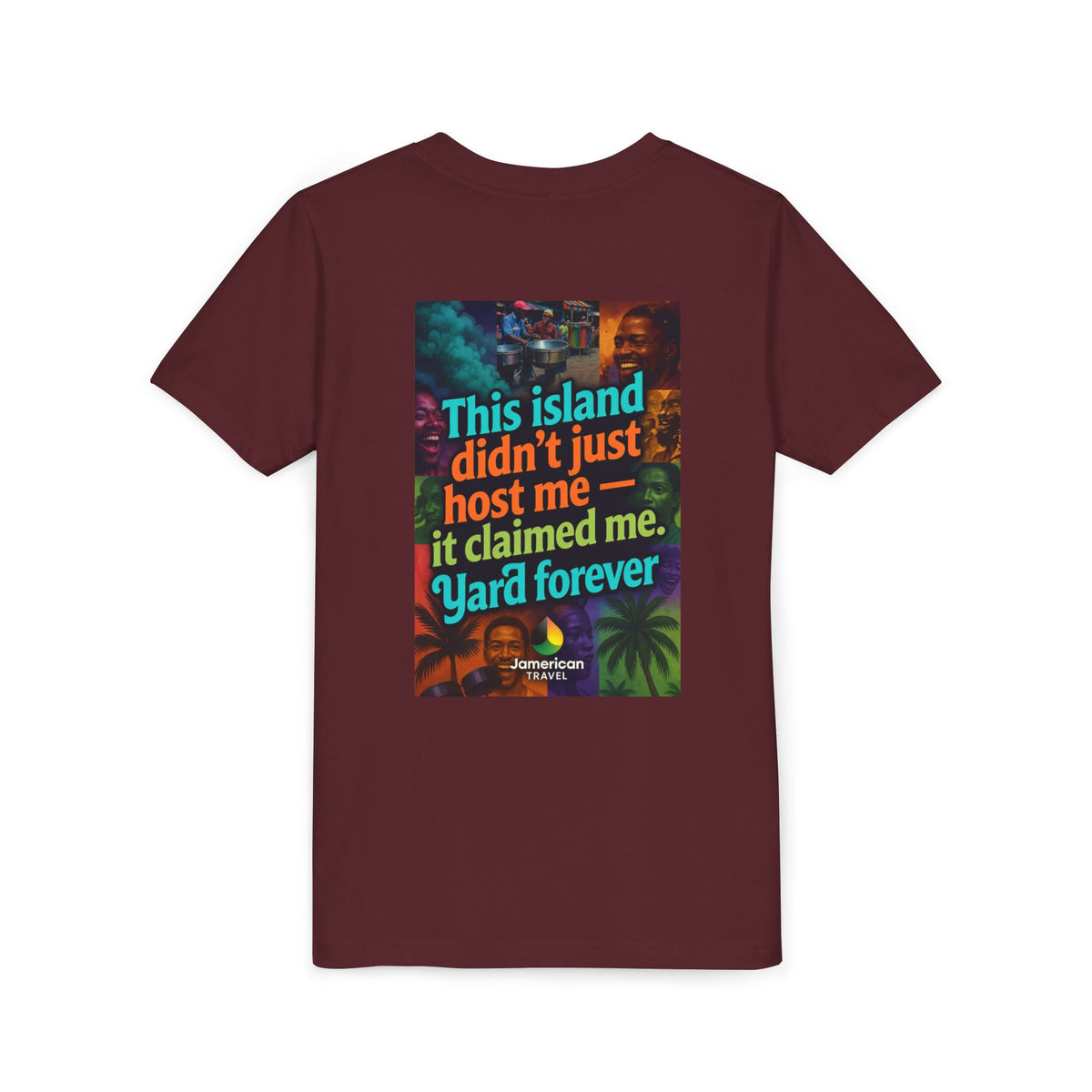 Youth Tee — "Soft Life" Jamaica Vacation Shirt / "This island didn’t just host me — it claimed me. Yard forever" Kids T‑Shirt