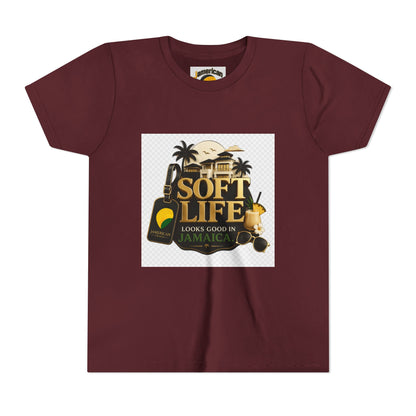 Youth Tee — "Soft Life" Jamaica Vacation Shirt / "This island didn’t just host me — it claimed me. Yard forever" Kids T‑Shirt