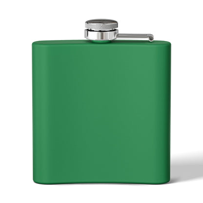 Jamaica Spirit Flask — 6oz Stainless Steel Travel Hip Flask