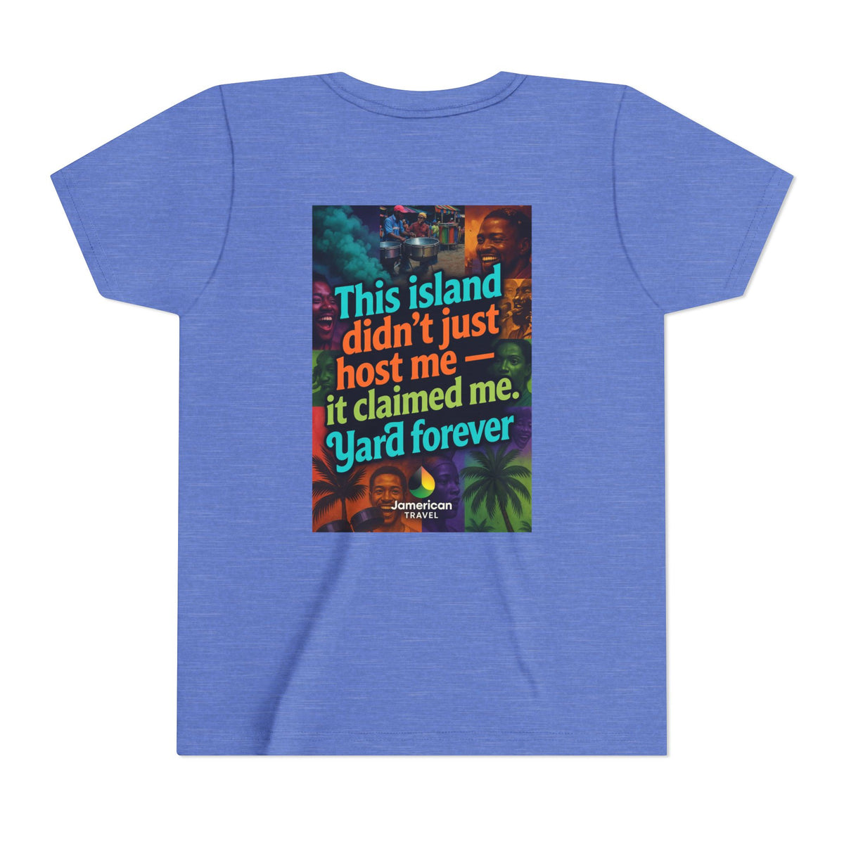 Youth Tee — "Soft Life" Jamaica Vacation Shirt / "This island didn’t just host me — it claimed me. Yard forever" Kids T‑Shirt