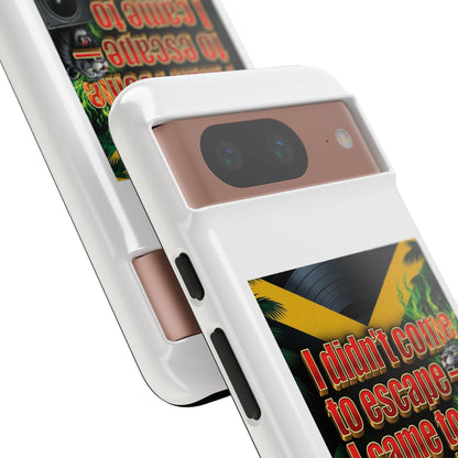Jamaica Rhythm Phone Case — "I didn't come to escape, I came to remember my rhythm"
