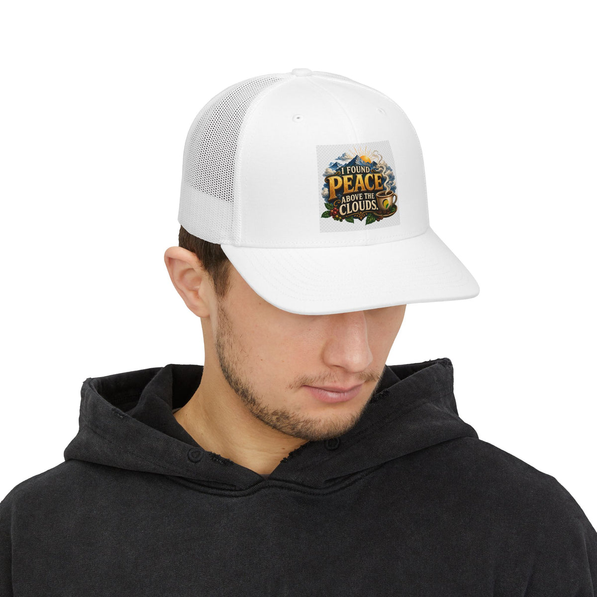 Peace Above the Clouds Snapback Trucker Cap