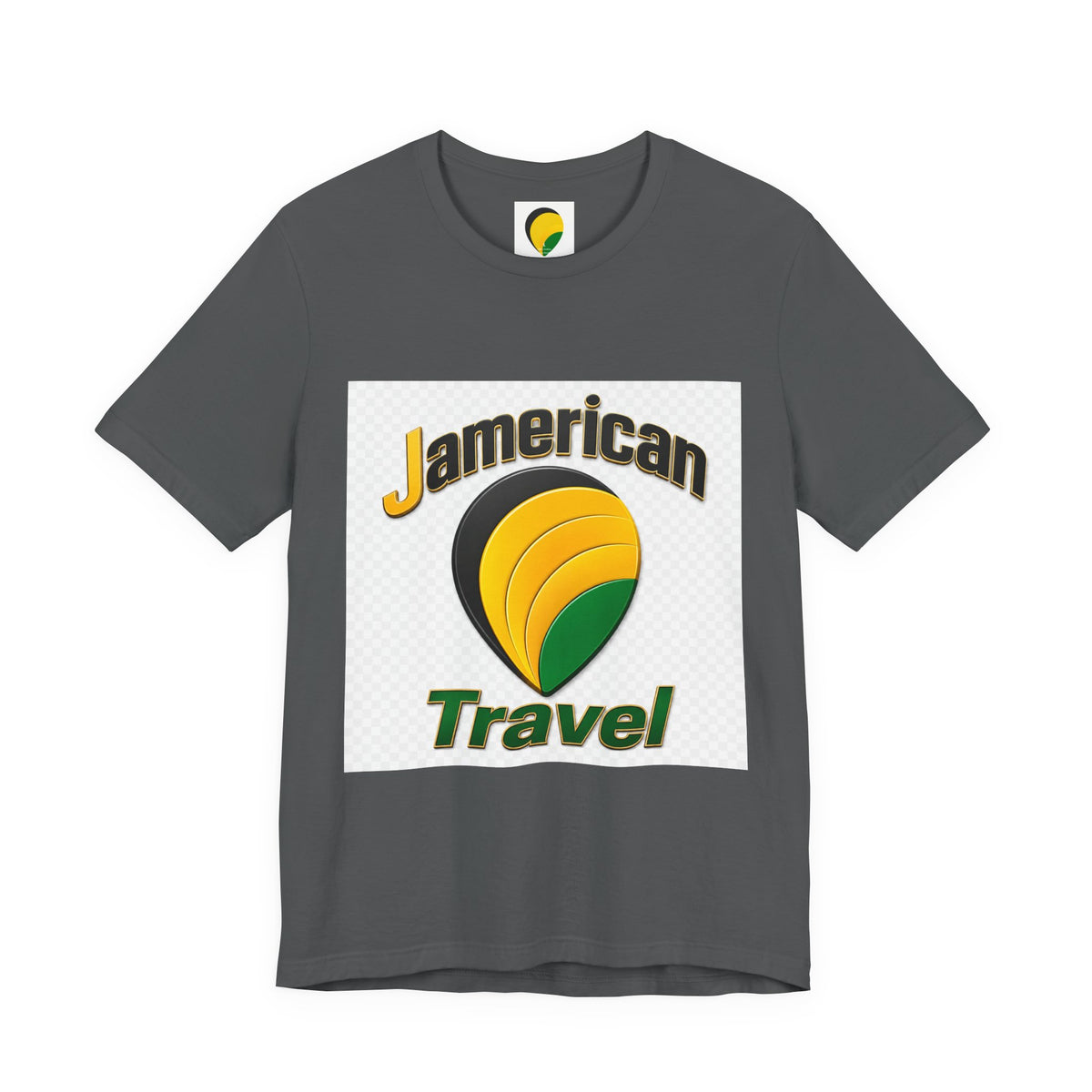 Jamerican Travel T-Shirt | Vintage Travel Logo Tee