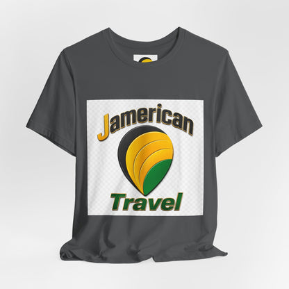 Jamerican Travel T-Shirt | Vintage Travel Logo Tee