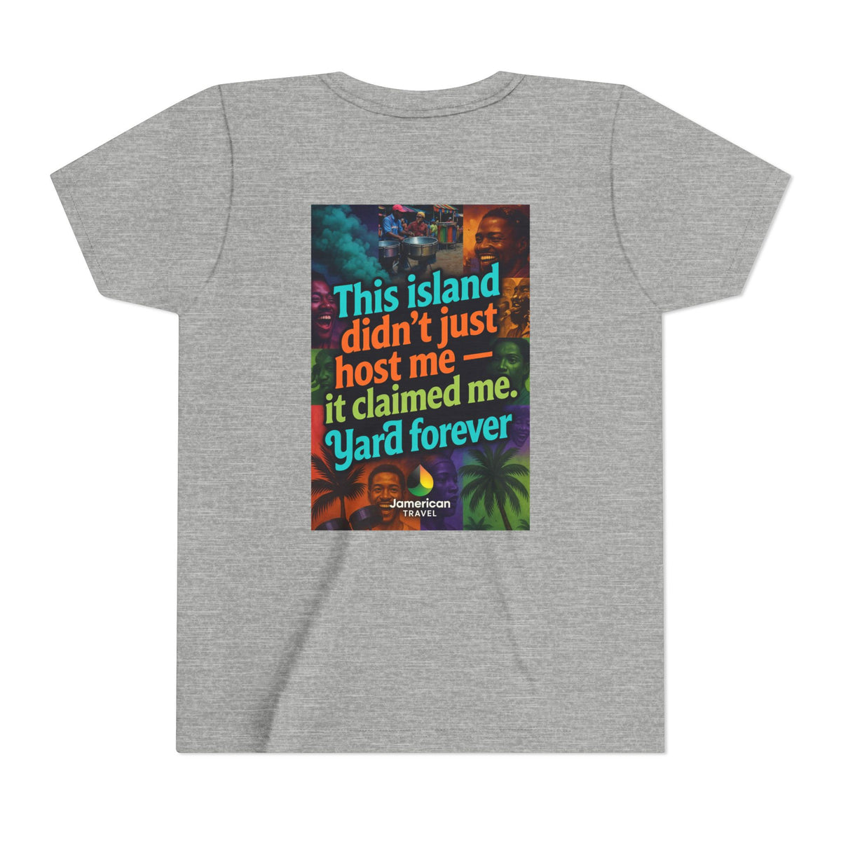Youth Tee — "Soft Life" Jamaica Vacation Shirt / "This island didn’t just host me — it claimed me. Yard forever" Kids T‑Shirt