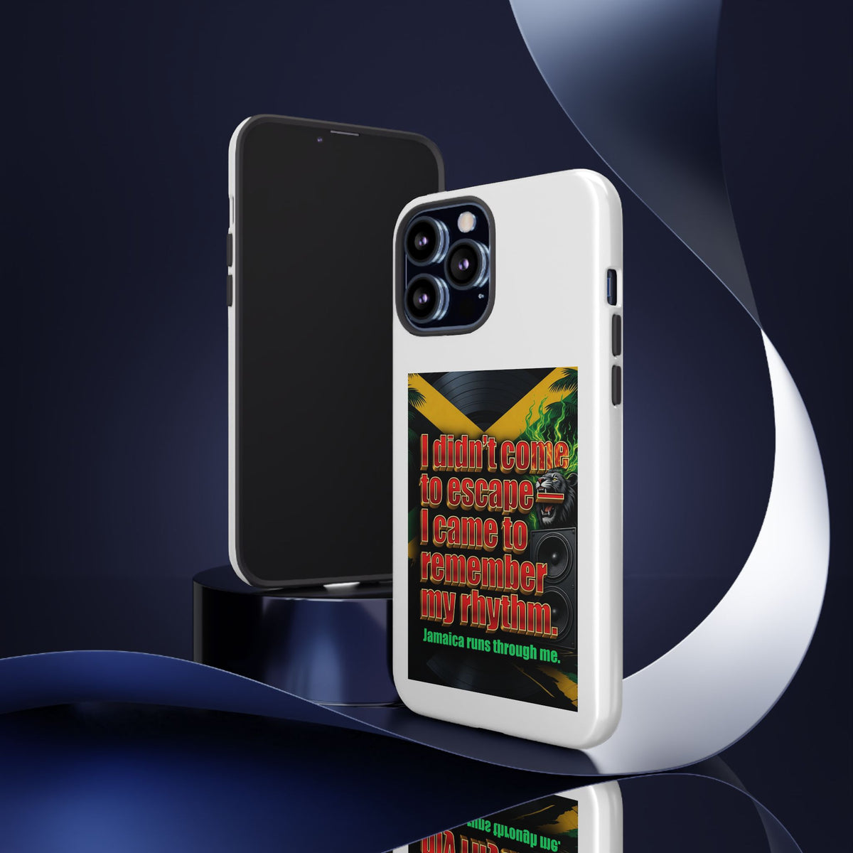 Jamaica Rhythm Phone Case — "I didn't come to escape, I came to remember my rhythm"
