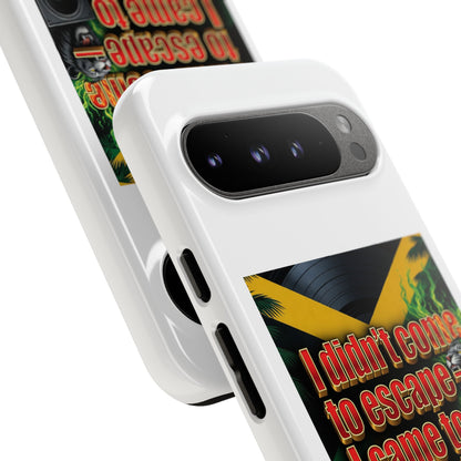 Jamaica Rhythm Phone Case — "I didn't come to escape, I came to remember my rhythm"