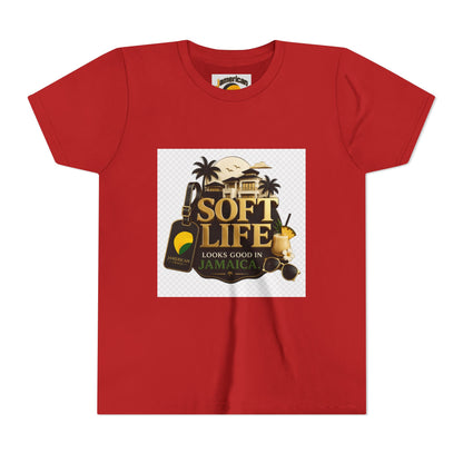 Youth Tee — "Soft Life" Jamaica Vacation Shirt / "This island didn’t just host me — it claimed me. Yard forever" Kids T‑Shirt