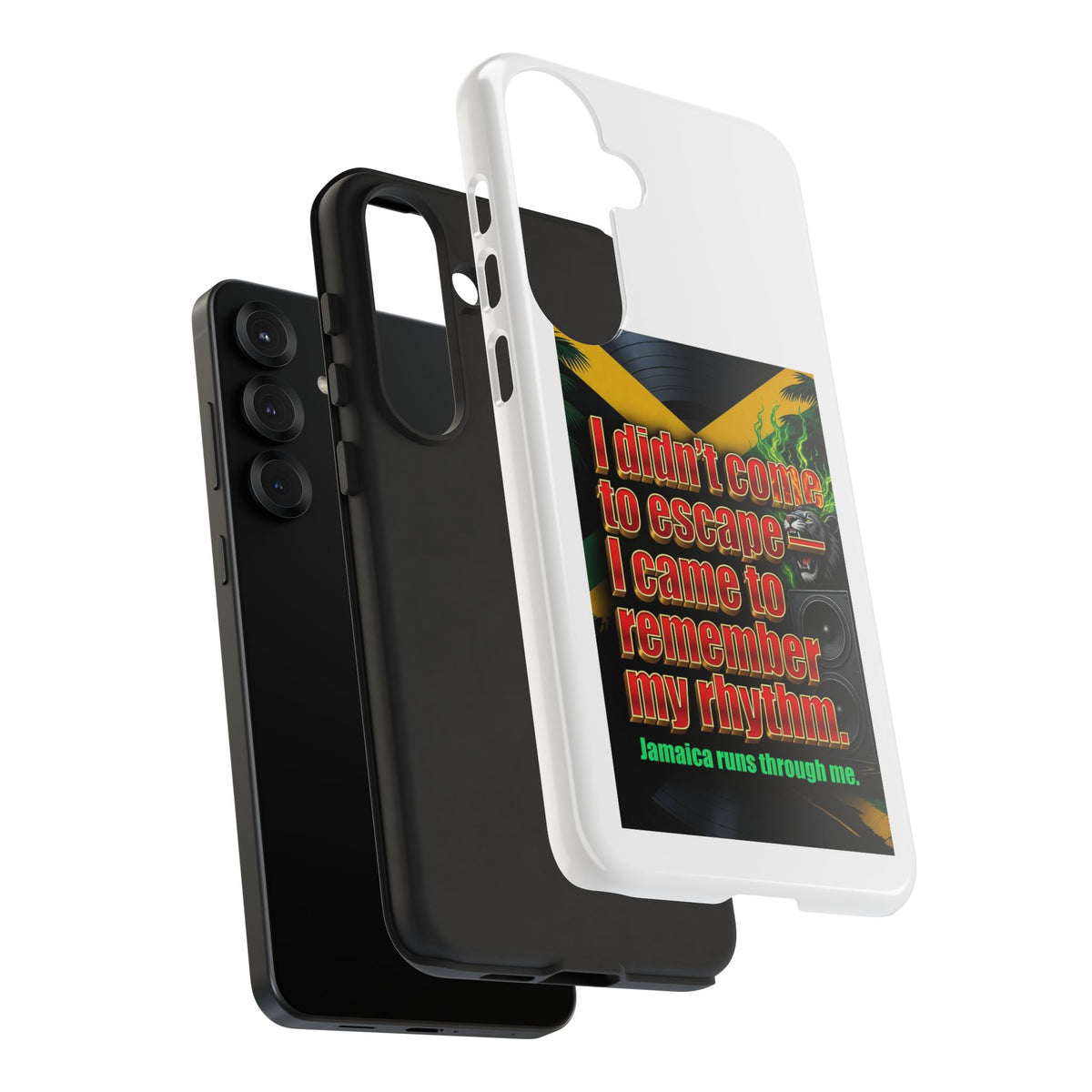 Jamaica Rhythm Phone Case — "I didn't come to escape, I came to remember my rhythm"