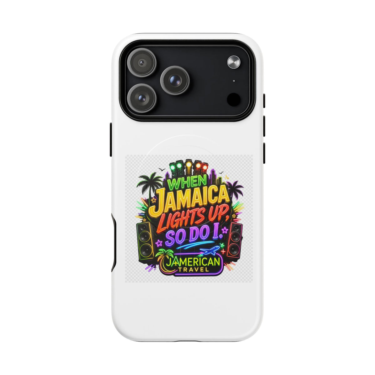 Jamaica Lights Up Phone Case — Tough Magnetic Protective Case