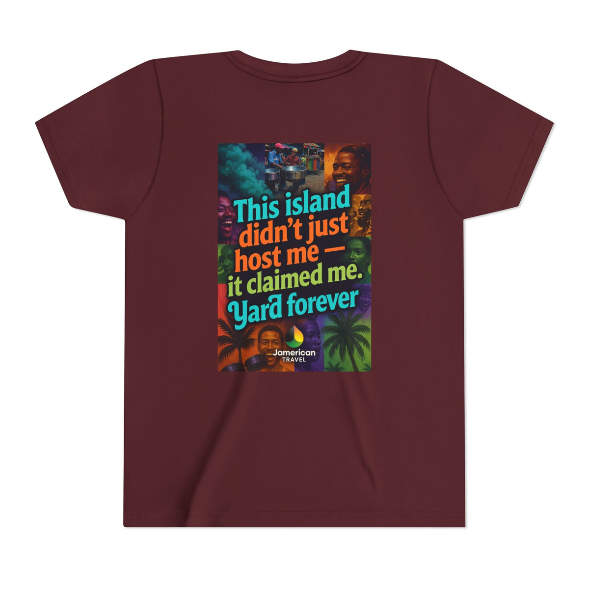 Youth Tee — "Soft Life" Jamaica Vacation Shirt / "This island didn’t just host me — it claimed me. Yard forever" Kids T‑Shirt