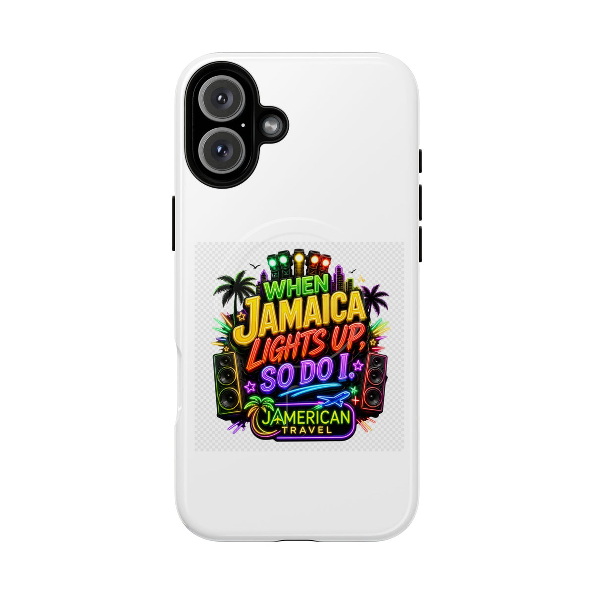 Jamaica Lights Up Phone Case — Tough Magnetic Protective Case