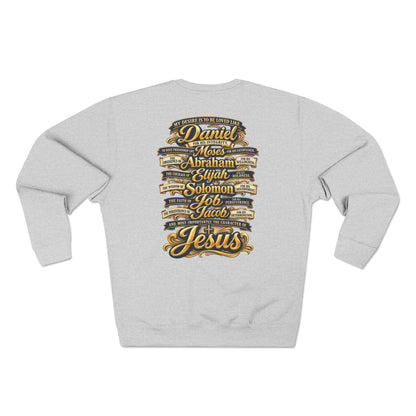 I Was Not Made By Accident Sweatshirt | Christian Scripture Names Crewneck