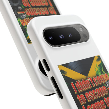 Jamaica Rhythm Phone Case — "I didn't come to escape, I came to remember my rhythm"