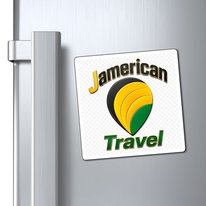 Travel Magnet — "Jamerican Travel" Logo Fridge Magnet