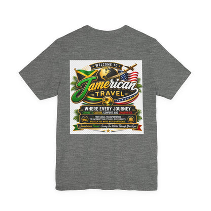 Jamerican Travel T-Shirt | Vintage Travel Logo Tee