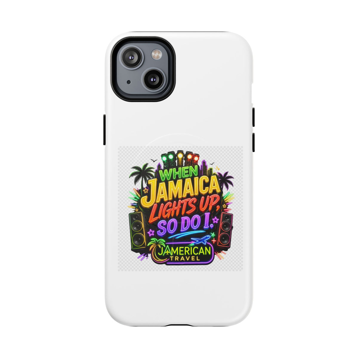 Jamaica Lights Up Phone Case — Tough Magnetic Protective Case