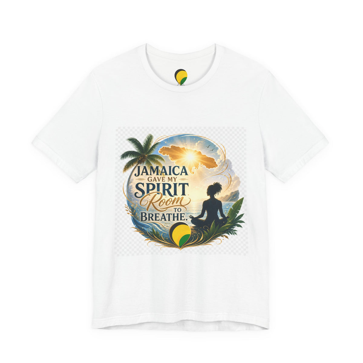 American Travel Polo — "Seeing the World Through Your Eyes" Graphic Shirt