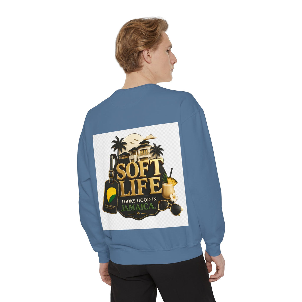 This island didn't just host me it claimed me Yard forever Sweatshirt | Soft Life Jamaica Crewneck