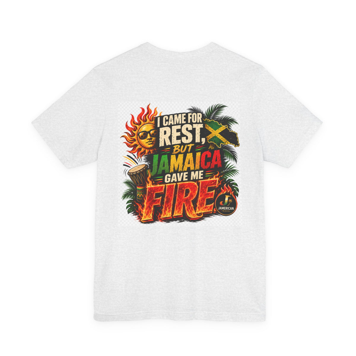 American Travel Polo — "Seeing the World Through Your Eyes" Graphic Shirt