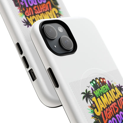 Jamaica Lights Up Phone Case — Tough Magnetic Protective Case