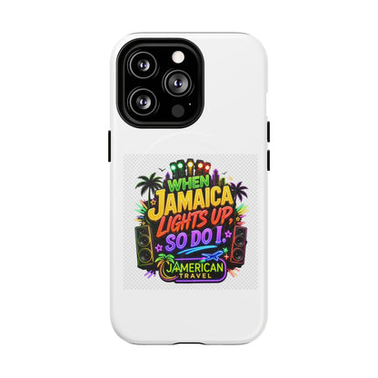 Jamaica Lights Up Phone Case — Tough Magnetic Protective Case