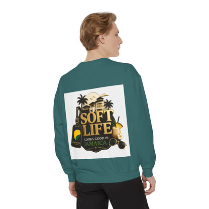 This island didn't just host me it claimed me Yard forever Sweatshirt | Soft Life Jamaica Crewneck