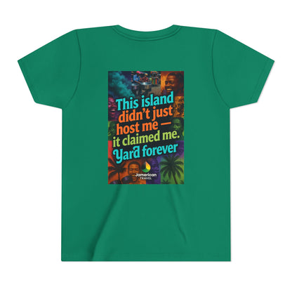 Youth Tee — "Soft Life" Jamaica Vacation Shirt / "This island didn’t just host me — it claimed me. Yard forever" Kids T‑Shirt