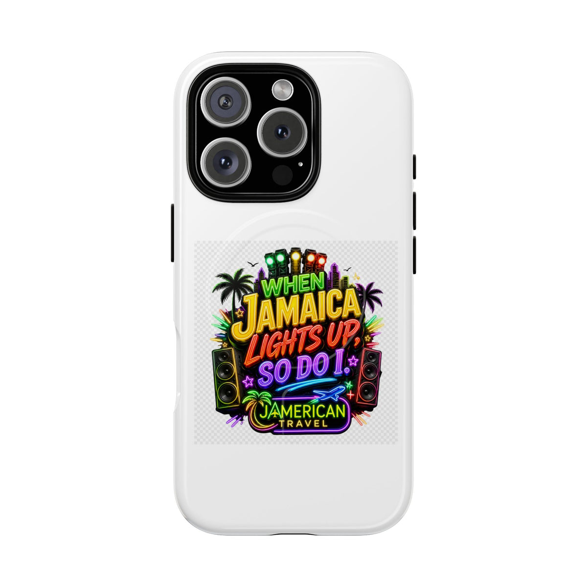 Jamaica Lights Up Phone Case — Tough Magnetic Protective Case