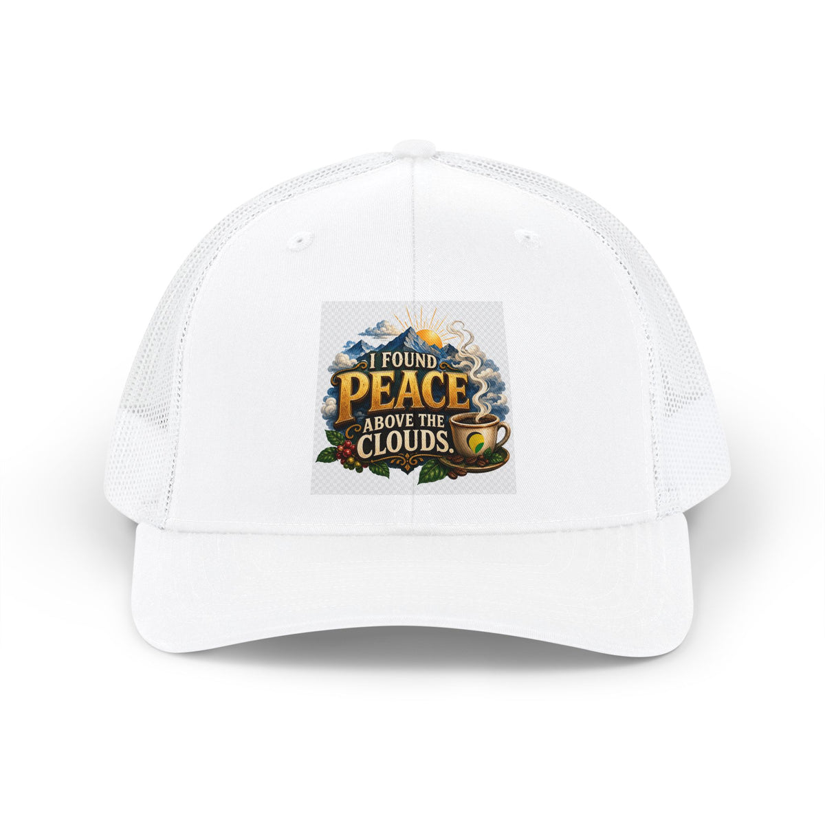 Peace Above the Clouds Snapback Trucker Cap