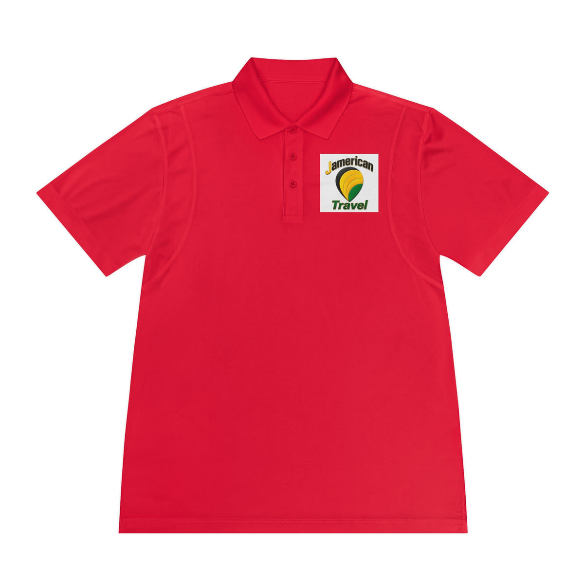 American Travel Logo Polo — Men’s Sport Polo Shirt