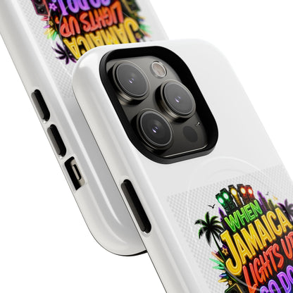 Jamaica Lights Up Phone Case — Tough Magnetic Protective Case