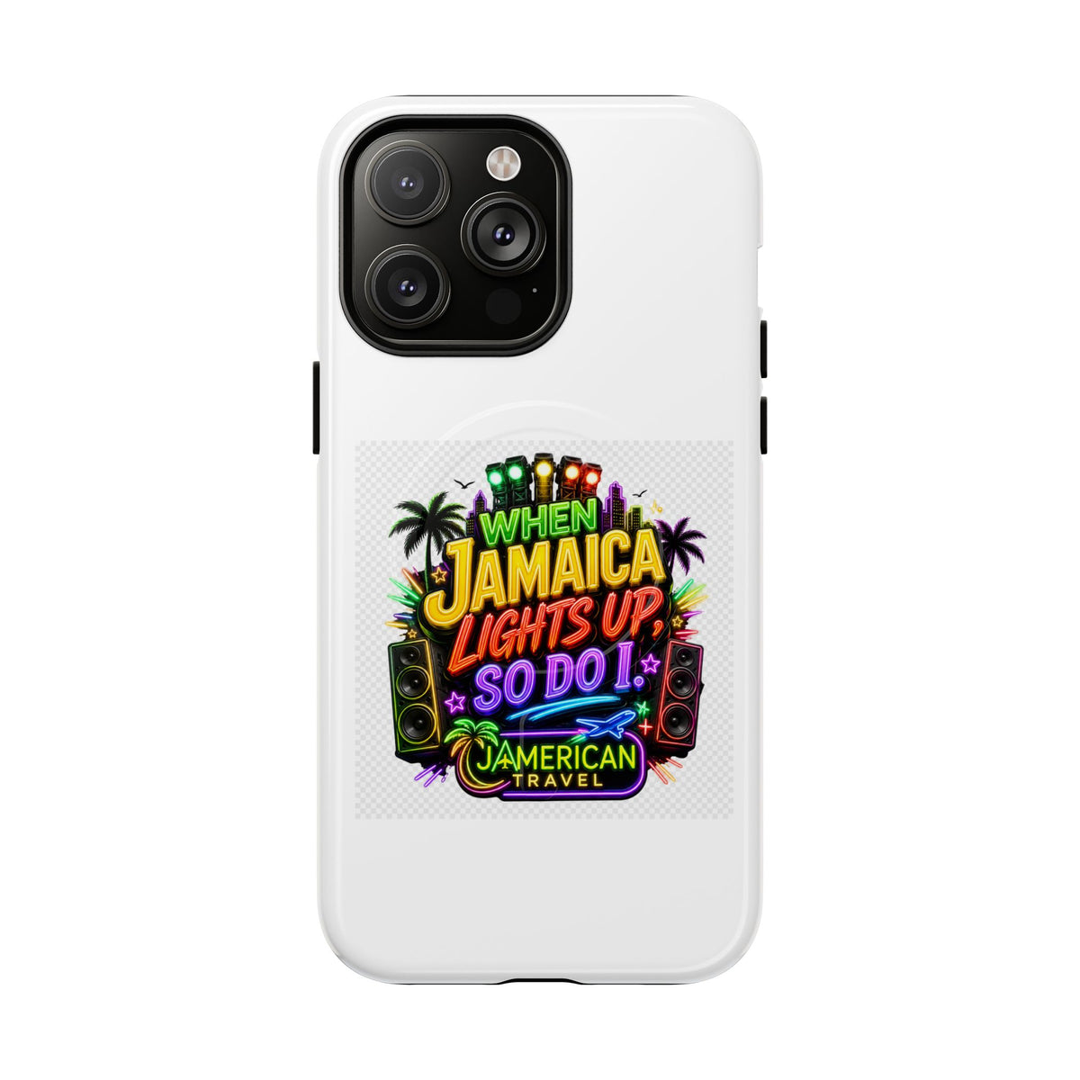Jamaica Lights Up Phone Case — Tough Magnetic Protective Case
