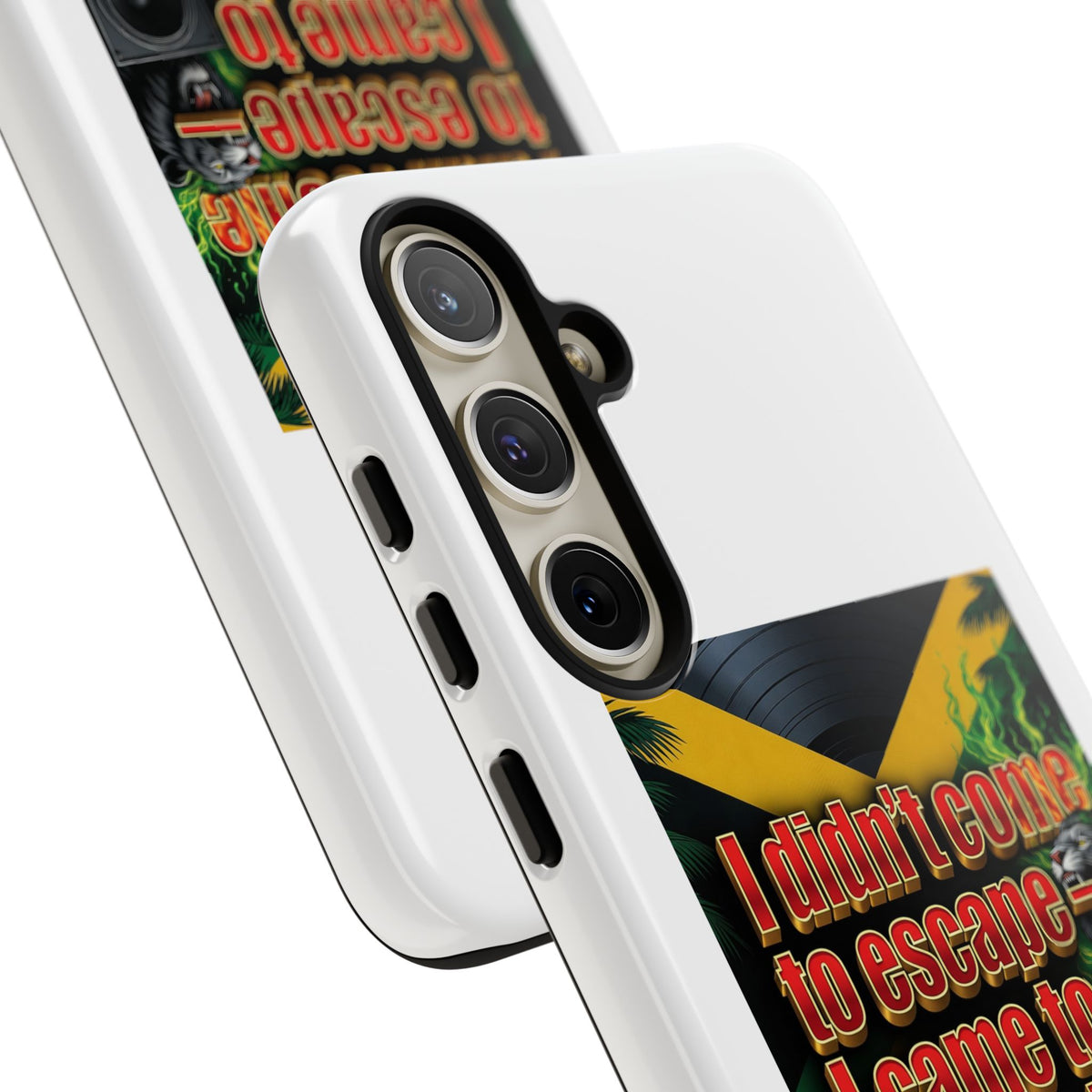 Jamaica Rhythm Phone Case — "I didn't come to escape, I came to remember my rhythm"