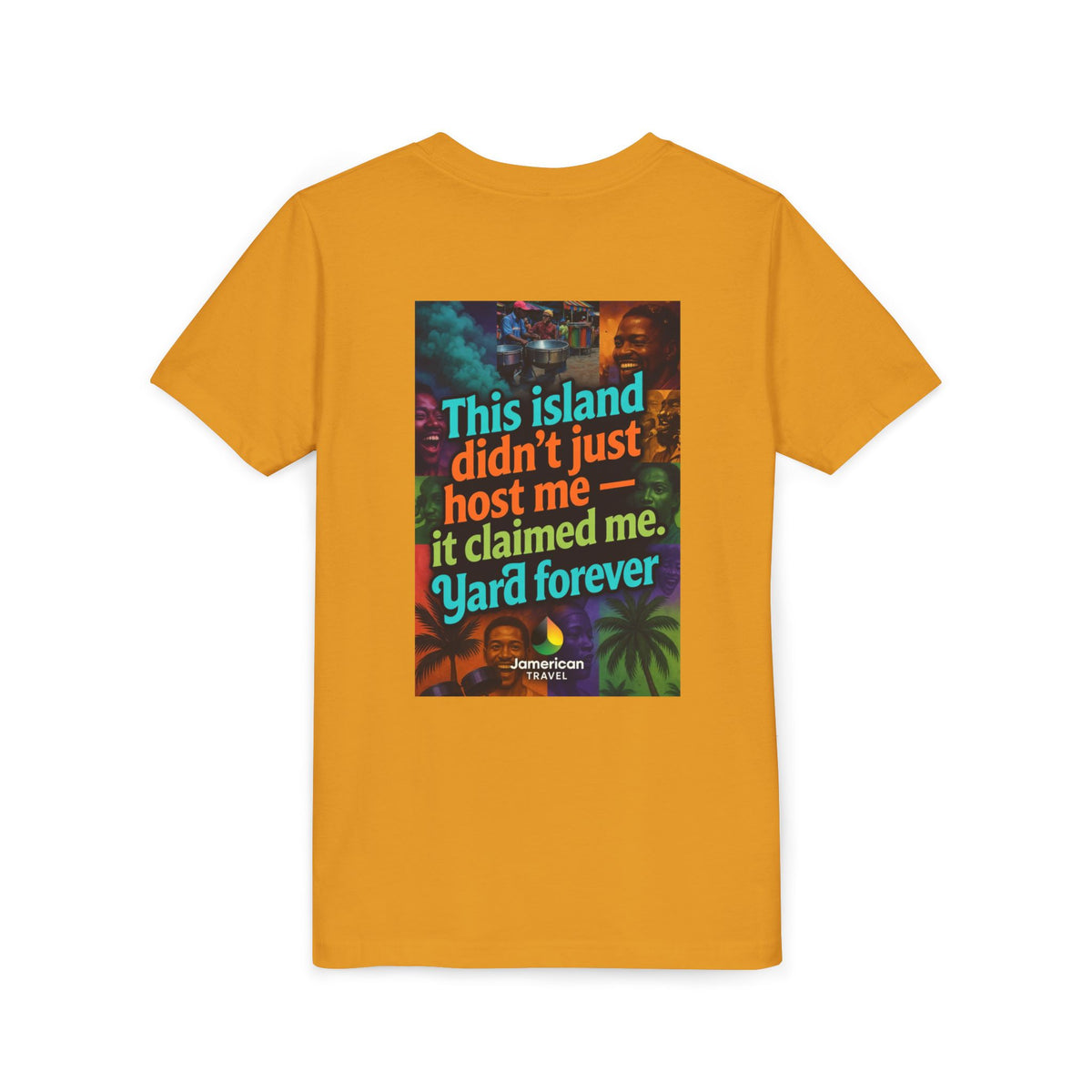 Youth Tee — "Soft Life" Jamaica Vacation Shirt / "This island didn’t just host me — it claimed me. Yard forever" Kids T‑Shirt