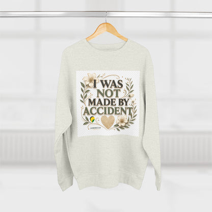 I Was Not Made By Accident Sweatshirt | Christian Scripture Names Crewneck