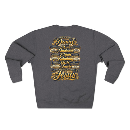 I Was Not Made By Accident Sweatshirt | Christian Scripture Names Crewneck
