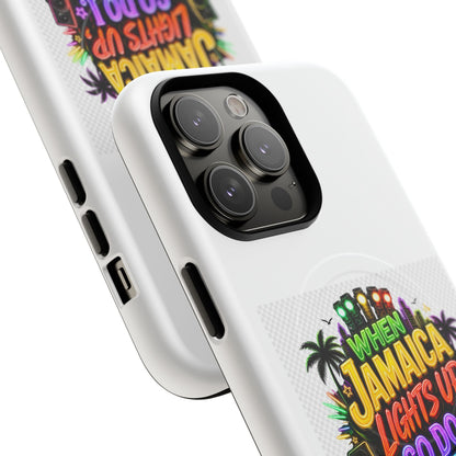 Jamaica Lights Up Phone Case — Tough Magnetic Protective Case