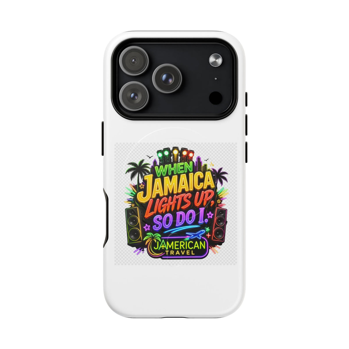 Jamaica Lights Up Phone Case — Tough Magnetic Protective Case