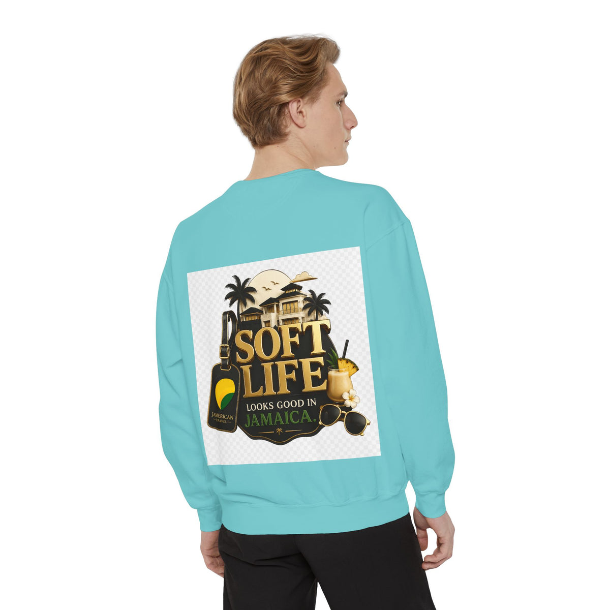 This island didn't just host me it claimed me Yard forever Sweatshirt | Soft Life Jamaica Crewneck