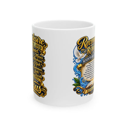 Recovery & Redemption Poem Mug | Inspirational Sober Living Ceramic Mug