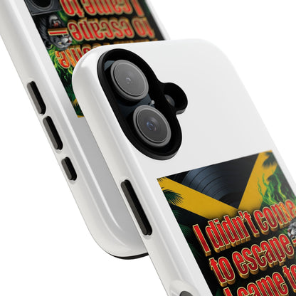 Jamaica Rhythm Phone Case — "I didn't come to escape, I came to remember my rhythm"