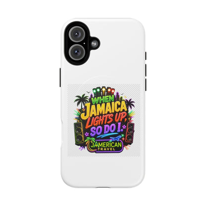 Jamaica Lights Up Phone Case — Tough Magnetic Protective Case