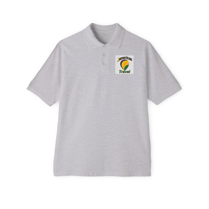 JAmerican Travel Polo — "See the World Through JAmerican Travel Your Eyes" Graphic Polo