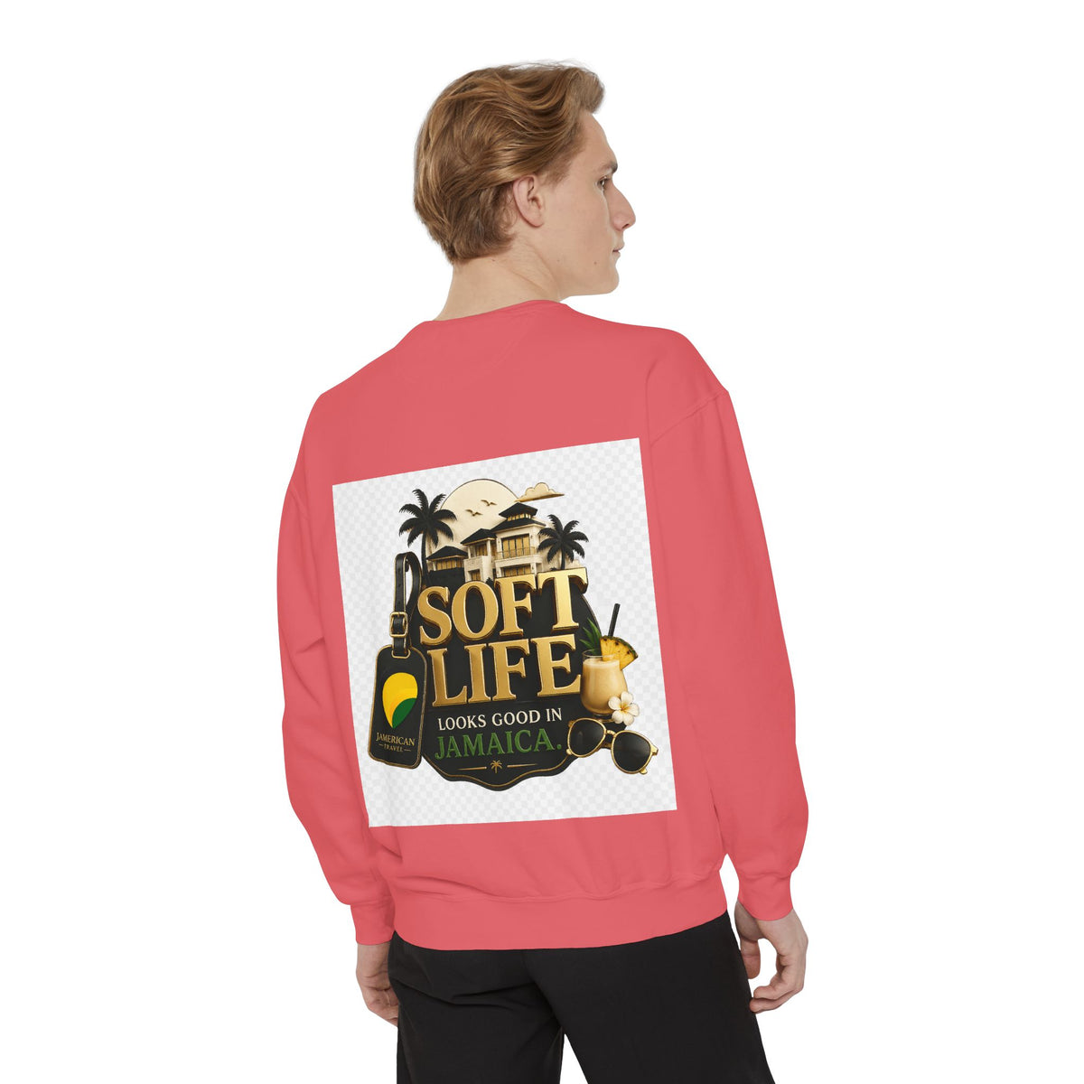 This island didn't just host me it claimed me Yard forever Sweatshirt | Soft Life Jamaica Crewneck