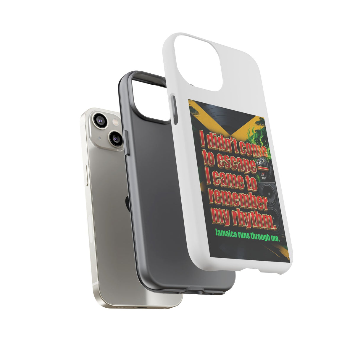 Jamaica Rhythm Phone Case — "I didn't come to escape, I came to remember my rhythm"