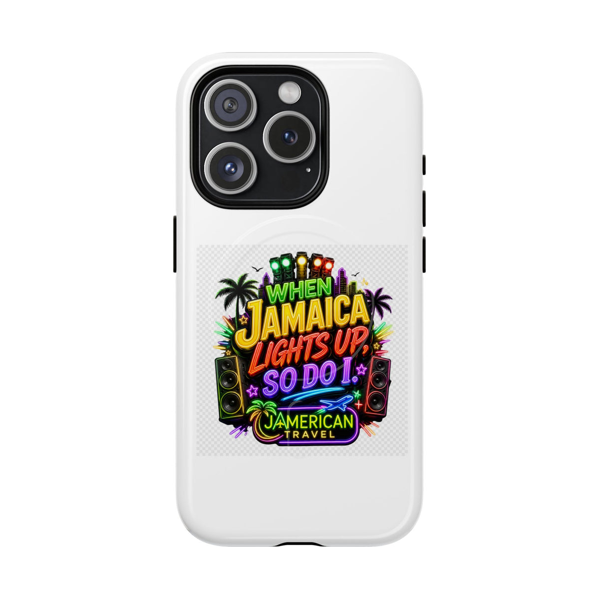 Jamaica Lights Up Phone Case — Tough Magnetic Protective Case
