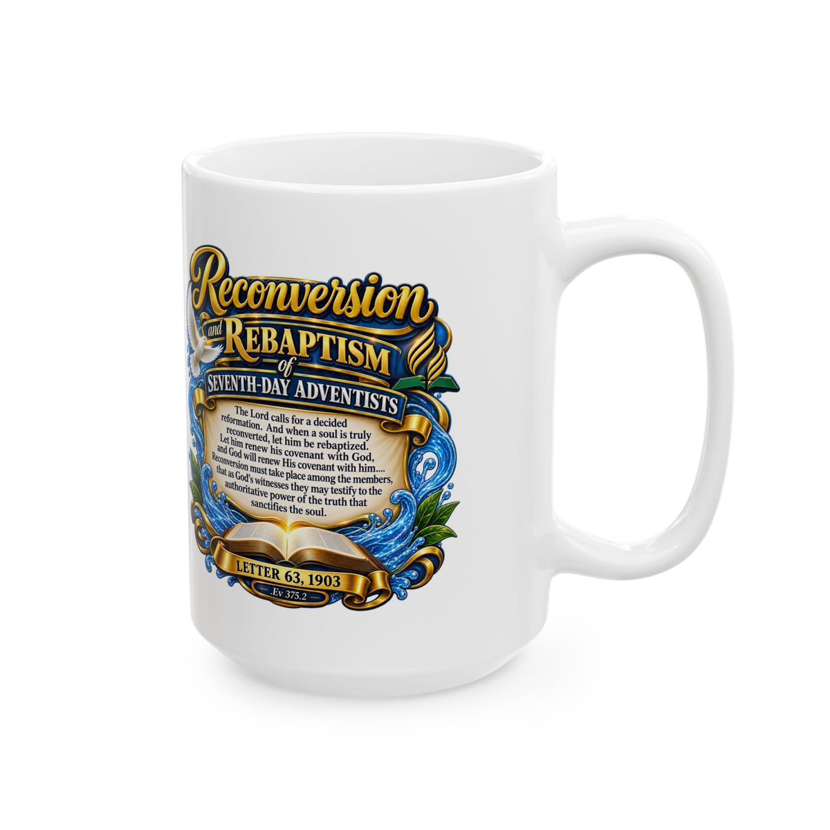 Recovery & Redemption Poem Mug | Inspirational Sober Living Ceramic Mug